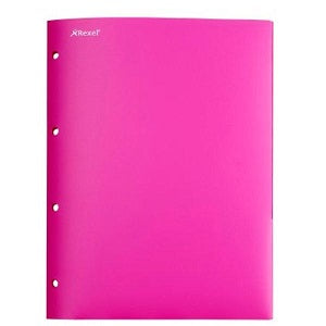 Rexel Folder Advance 4 Pocket Custom - Pink