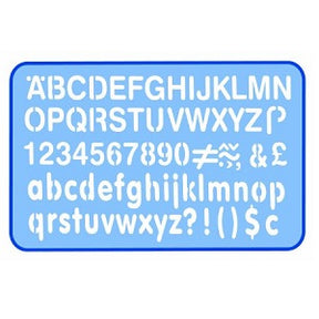 Helix Lettering Stencil 10 mm