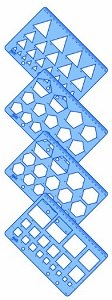Helix Shape Template Pack x4