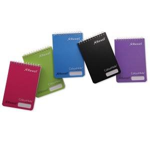 Rexel ColourHide Pocket Notebook Feint - Lime