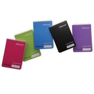 Rexel ColourHide Pocket Notebook Feint - Pink