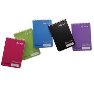 Rexel ColourHide Pocket Notebook Feint - Blue