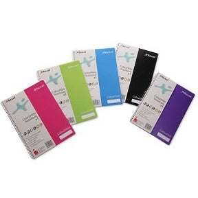 Rexel ColourHide Notebook Feint A4 - Black