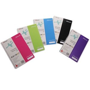 Rexel ColourHide Notebook Feint A4 - Lime