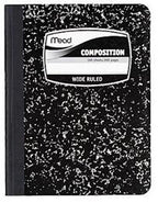 Mead Square Deal Composition Book Wide Ruled - Black