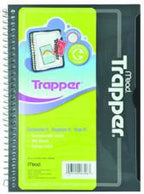 Mead Trapper Colour Coded Edges Notebook 11 x 8 Inches 180 Sheets