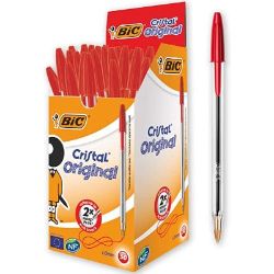 Bic Cristal Original Pen - Red x50