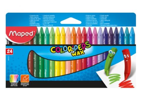Maped Wax Crayons Color'Peps x24