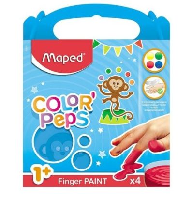 Maped Finger Paint Pot 80 g x4
