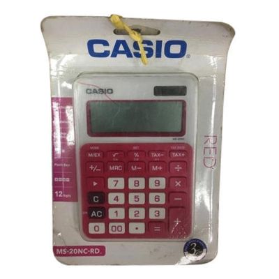 Casio Check & Correct Calculator - 300 Steps - Red