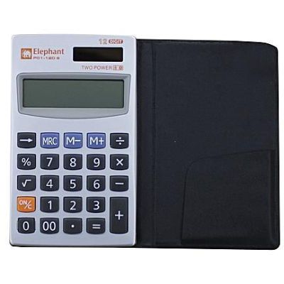Elephant Illumix Calculator Desktop P01-12D S - Silver