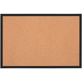 Quartet Cork Board Black Frame 585 x 430 mm