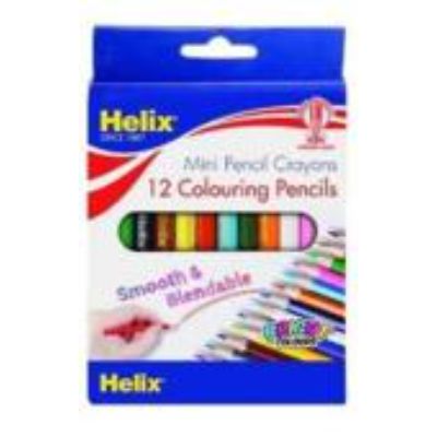 Helix Oxford 3.5 Inches Colouring Pencils x12