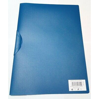 Polypropylene Clip Folder - Blue