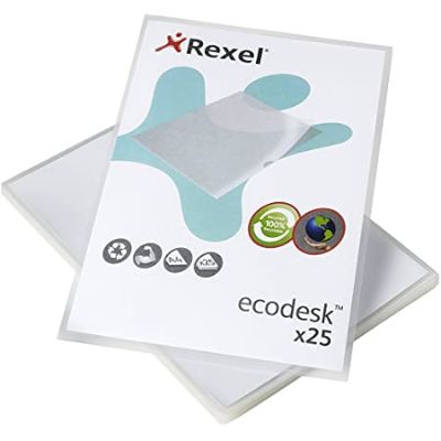 Rexel Ecodesk Clear Folder A4 x25