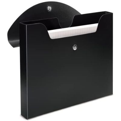 Rexel Optima Flap Folder Black