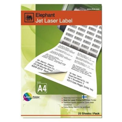 Elephant Label Jet Laser 18-041