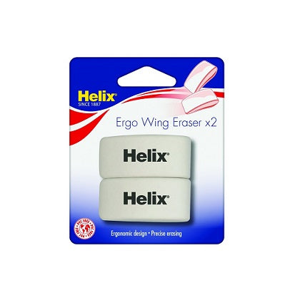 Helix Ergo Wing Eraser x2
