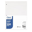 Mead Filler Paper College Ruled - 200 Sheets