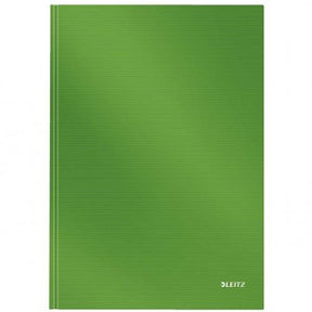 Leitz Notebook Solid Hard Cover A4 Ruled - Green