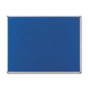 Nobo Basic Aluminium Felt Notice Board 600 x 450 mm - Blue