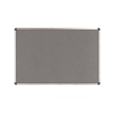 Nobo Basic Aluminium Felt Notice Board 600 x 900 mm - Grey