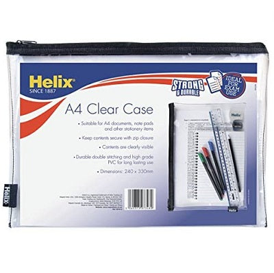 Buy Helix A4 Clear Pencil Case in Nigeria Pens Pencils