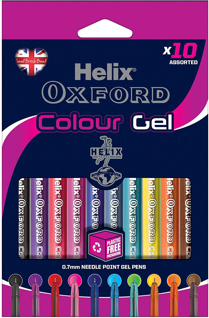 Helix Oxford Gel Pen - Red
