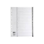 Esselte Divider A4 Polypropelene A-Z Grey