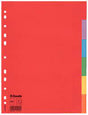 Esselte Divider Card Eco A4 6 Tabs