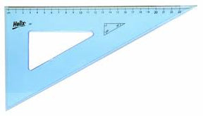 Helix Set Square 26 cm 60 Degree