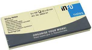 Buy Global Notes 50 x 40 mm Sticky Notes 100 Sheets - Yellow in Nigeria ...