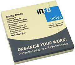 Buy Global Notes 50 x 75 mm Sticky Notes 100 Sheets - Yellow in Nigeria ...