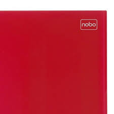 Nobo Diamond Magnetic Drywipe Whiteboard 300 x 300 mm - Red