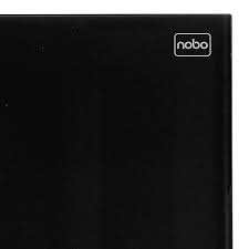 Nobo Diamond Magnetic Drywipe Whiteboard 450 x 450 mm - Black