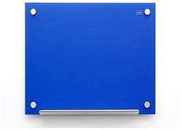 Nobo Diamond Magnetic Drywipe Whiteboard 450 x 450 mm - Blue