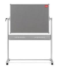 Nobo Mobile Magnetic Drywipe Horizontal Whiteboard 1200 x 900 mm
