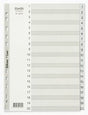 Polypropylene Divider 1-20 Tabs Grey A4