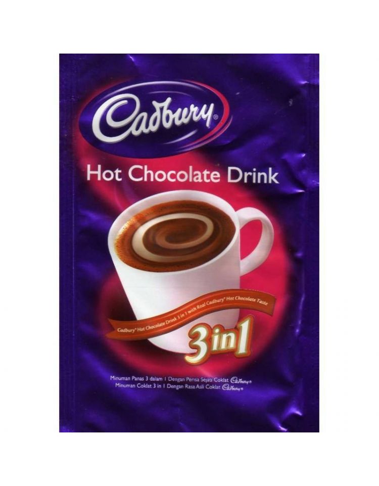 Cadbury Hot Chocolate Drink 3 in 1 30 g x10