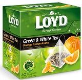 Loyd Green & White Tea With Orange & Mandarine 40 g x20