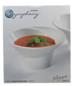 Symphony Helix Snacks Bowl 15 cm x2