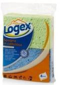 Logex Cellulose Sponge x4