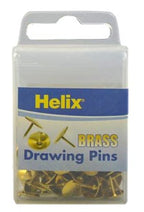 Helix Brass Drawing Pins - x100