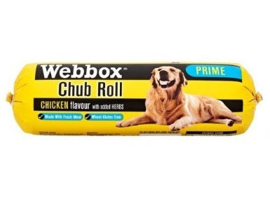 Webbox Chub Roll Chicken Flavour With Added Herbs 800 g