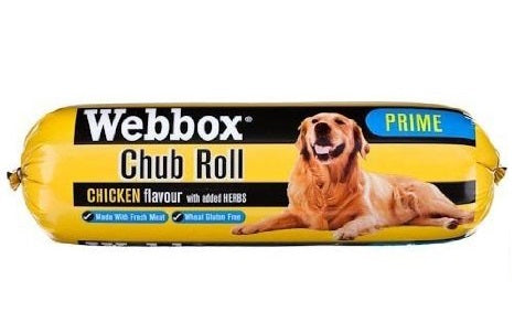 Buy Webbox Chub Roll Chicken Flavour With Added Herbs 350 g in