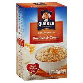 Quaker Instant Oatmeal Peaches & Cream 350 g 10 Sachets