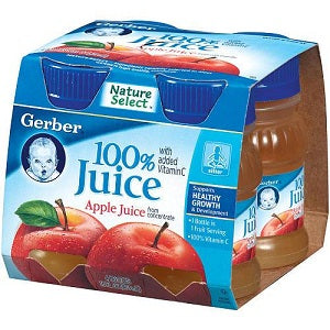 Gerber Apple Juice 473 ml 4 Bottles