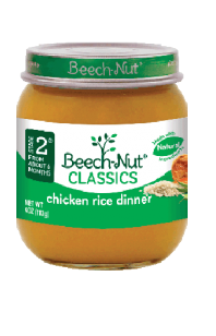 Beech Nut Classics Chicken Rice Dinner 6 Months+ 113 g