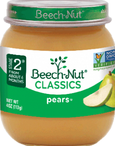 Beech Nut Classics Pears 6 Months+ 113 g