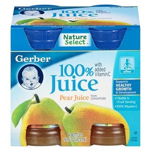 Gerber Pear Juice 473 ml 4 Bottles